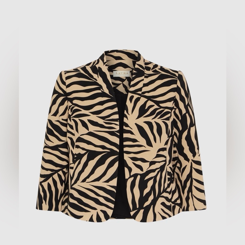 Laura leaf print blazer